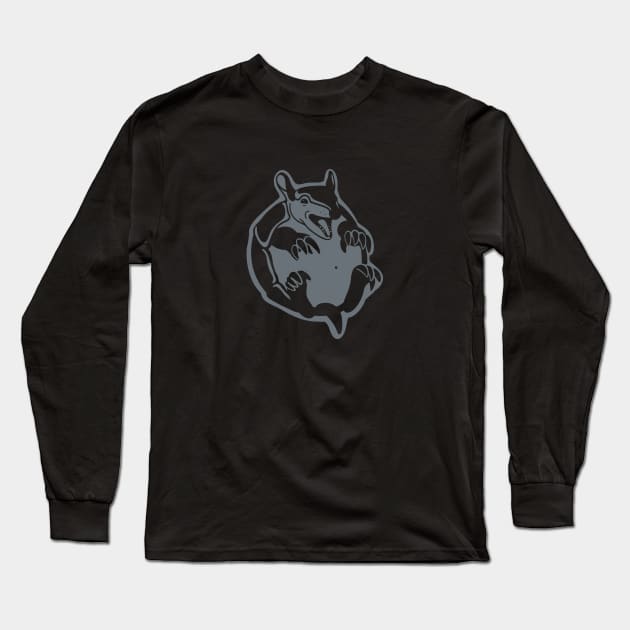 Armadillo  chonker is happy Long Sleeve T-Shirt by croquis design